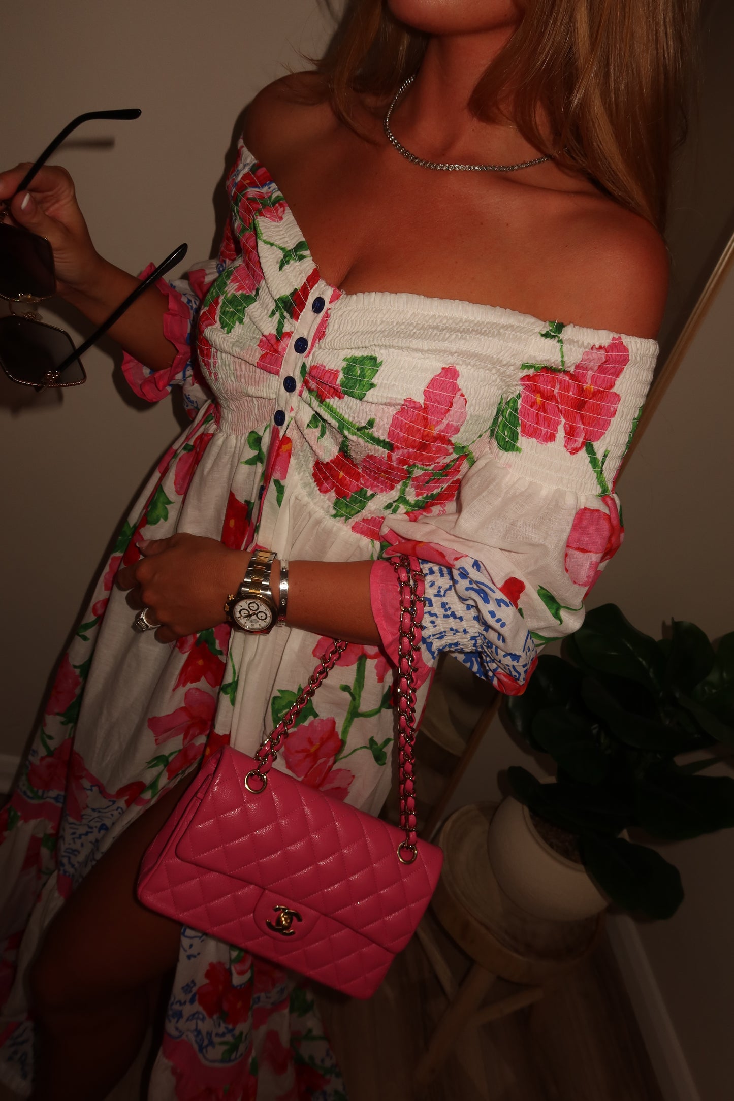 Ocean rose maxi dress